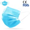 Liiva 50Pcs Disposable Face Mask Protective Elastic Earloop Mask 3 Layer Personal Health Protection Breathable Dustproof Antiviral Medical Mask