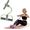 Green, variant on Multifunction Tension Rope with Handles, 6-Tube Elastic Yoga Pedal Puller Resistance Band, Natural Latex Tension Rope Fitness Equipment, for Abdomen/Waist/Arm/Leg Stretching Slimming Training