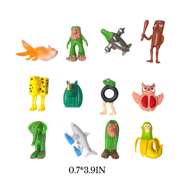 Creative Animal & Character Figurine Set – 12 Unique Collectible Models