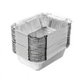 thumbnail image 1 of 50Pcs Disposable Bbq Aluminum Foil Pans Take-Out Food Containers Rectangle Lunch Box Grill Catch Tray Kitchen Supplies, 1 of 7