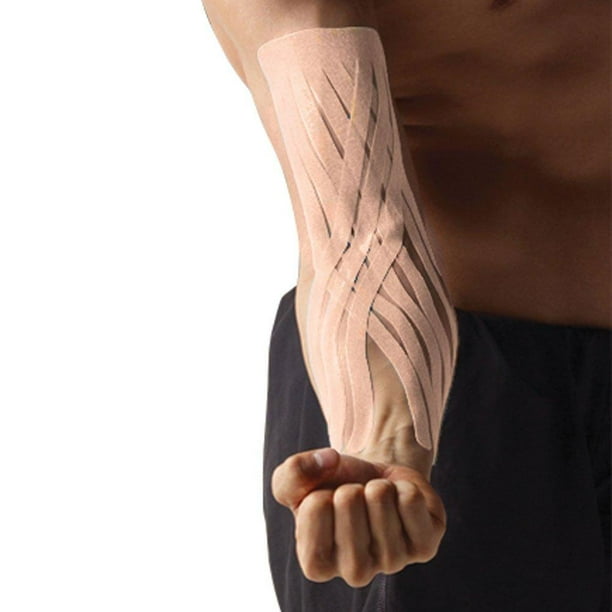 Kinesiology Tape Precut Large Lymphatic Strip (Beige) Fan Strips for