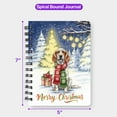thumbnail image 5 of Merry Christmas English Setter Snowy Winter with Gifts Tree Decorations Spiral Bound Journal Dog Lover 5x7in Spiral Notebook - 12020, 5 of 5