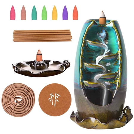 Alin Relax Your Body with Backflow Relaxing Dynamic Incense Burner with 7 Different Nice Smell