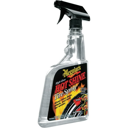 Meguiar’s G12024 Hot Shine Tire Spray, 24 oz (The Best Tire Shine Spray)