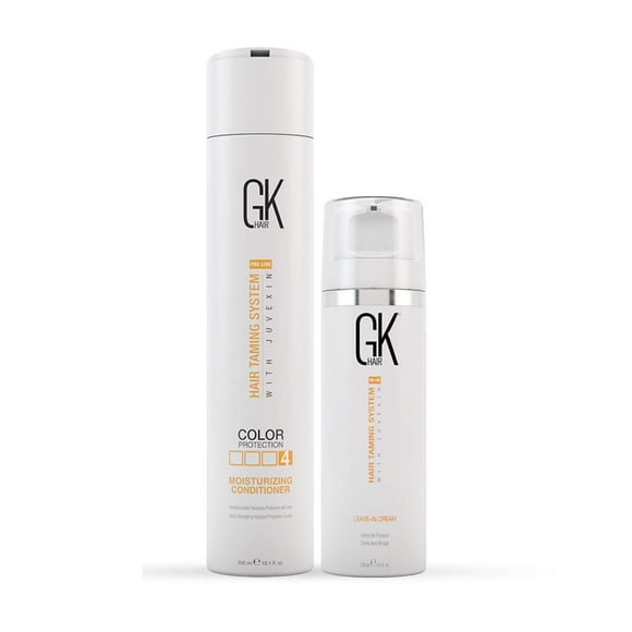 Global Keratin GK Hair Moisturizing Conditioner 300ml I Leave in Conditioner Cream 130ml