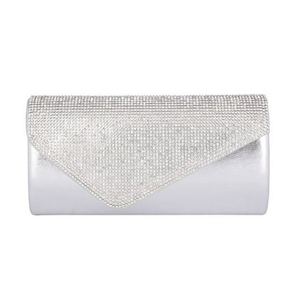 Chicastic - Chicastic Rhinestone Hard Envelope Wedding Evening Cocktail ...