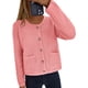 thumbnail image 4 of Suéter PRETTYGARDEN Cardigan de Punto con Botones Rosa Talle L, 4 of 8