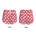 thumbnail image 6 of Uemuo Piggy Sunflower Pattern Women's Athletic Shorts High Waisted Running Shorts with Liner Pockets Gym Elastic Workout Shorts-Medium, 6 of 9