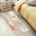 thumbnail image 5 of Palm Flowers Area Rug, Anti Fatigue Large Floor Mat, Soft Absorbent Washable Plush Carpet with Non-Slip Rubber Back for Entryway, Bedroom, Sink, Kitchen, Bathroom, 39"x 20", 5 of 7