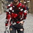 thumbnail image 2 of fartey Men's Plus Size Valentine Day T Shirt Big and Tall 2025 Romantic Love Heart Print Tops Funny Tunic Fit Long Sleeve Tshirts Lovely Round Neck Hip Hop Tee Top for Men, S-5XL, 2 of 5