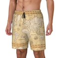 thumbnail image 2 of Fotbe World Map Men’s Swim Trunks Quick Dry Swim Shorts Board Shorts with Mesh Lining-XX-Large, 2 of 9