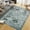 Green, variant on Tzou 9' x 12' Vintage Floral Machine Washable Rug w/Non-Slip Backing, Low-Pile Foldable Carpet for Living Room, Kitchen, Bedroom, Soft, Pet-Friendly & Fade-Resistant