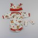 thumbnail image 1 of Conjunto de Mameluco + Calcetines + Sombrero Lindo para 17 - 18inchs Recién Nacido Bebé Doll perfke muñecas calcetines conjunto de mameluco, 1 of 9