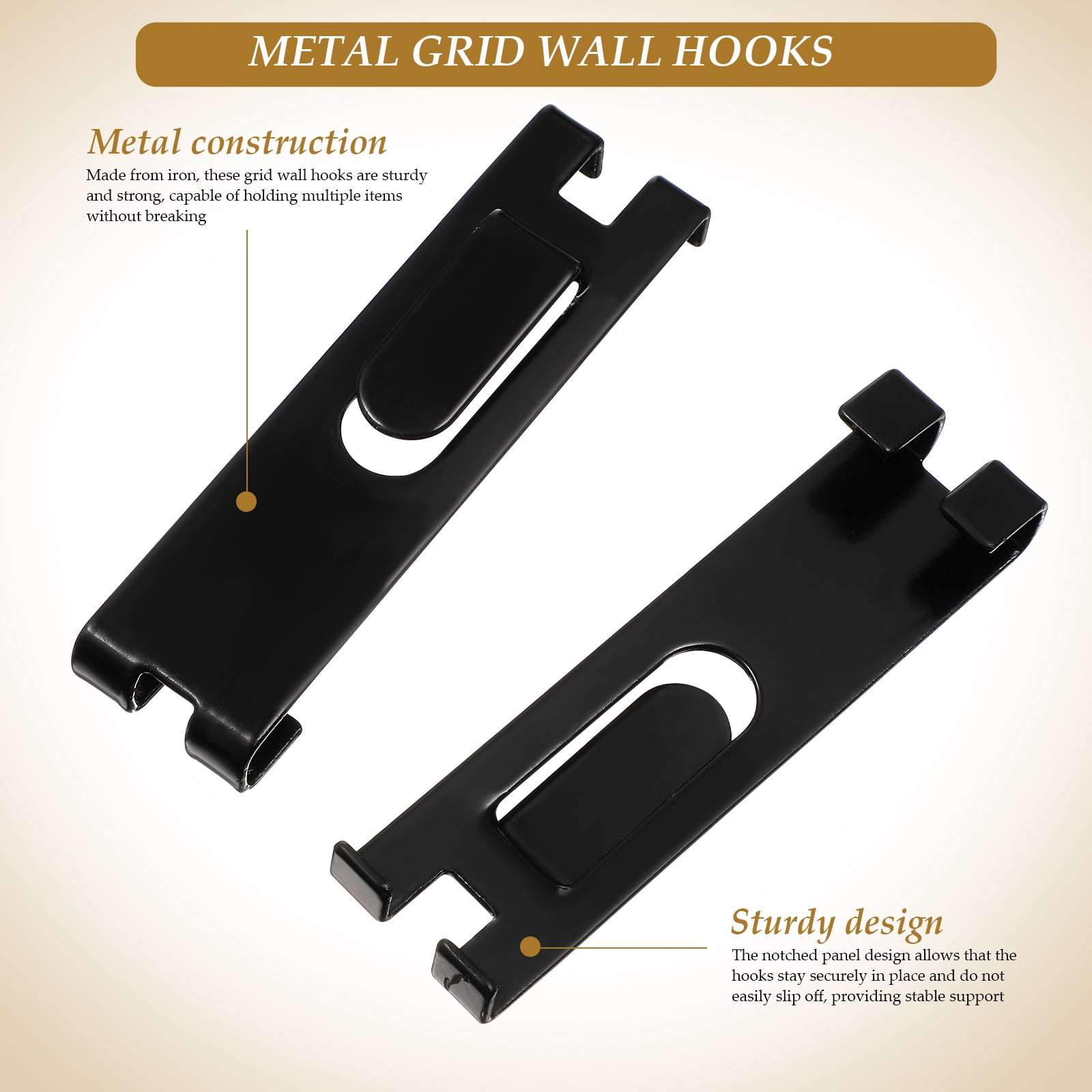FOMIYES Display Hooks Organizing Retail Stores Iron 30 Pcs