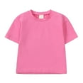 thumbnail image 4 of Boys Clothes Size 5T Outfits Kids 2 Piece Outfits Solid Color T-Shirt and Elastic Waist Short Sets Casual Clothes Unisex,Age 9 Months-13 Years, 4 of 9