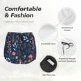 thumbnail image 6 of Fotbe Colorful Flowers Womens High Waist Running Shorts Athletic Workout Quick Dry Shorts for Women with Pockets Gym Yoga Summer Shorts-, 6 of 9