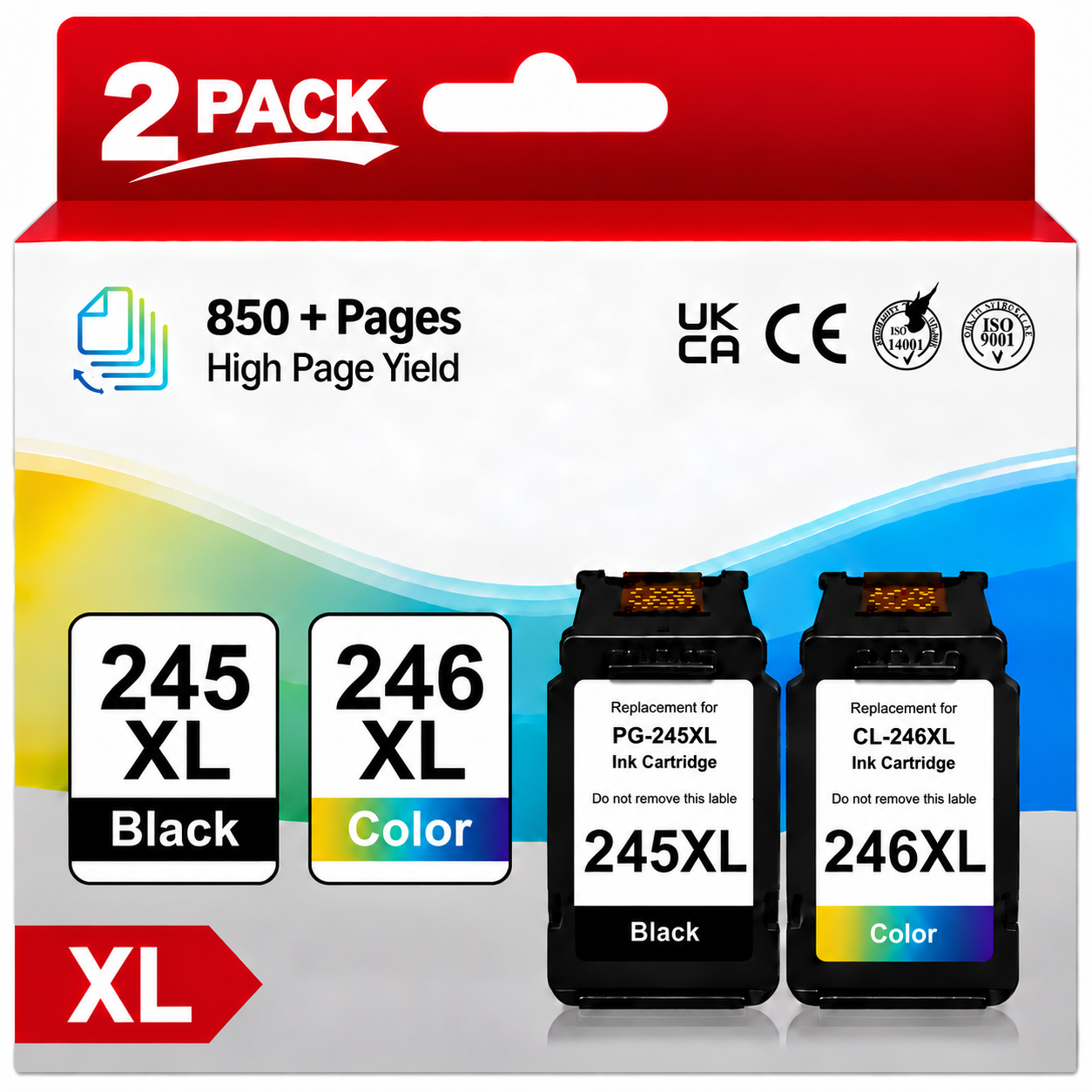 ColoWorld 245XL 246XL Ink Cartridges 2-Pack photo 1