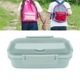 thumbnail image 4 of Lunch Box, 304 Stainless Steel Lunch Box Containers Matching Tableware Compartmental Design Lightweight Compact    For Travel  For Office For Picnic Blue, 4 of 8