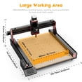 thumbnail image 2 of TwoTrees TTC 450 Pro CNC Máquina de grabado y corte láser, fresadora y cortadora, 460 x 460 x 80 mm Para madera y PVC (EE. UU.), 2 of 15