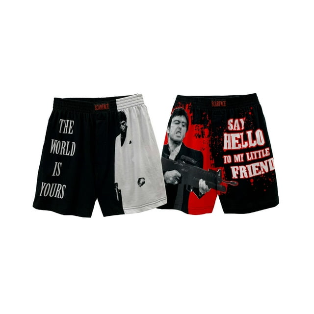 Ensemble de Bas de Pyjama et de Boxeurs pour Hommes Scarface