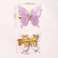 thumbnail image 5 of Horquillas de mariposa de colores para niña y mujer, pasadores, adorno para el pelo, tocado de arcoíris, accesorios para el cabello de moda, 4/6 piezas, 5 of 5
