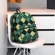 thumbnail image 5 of Disketp Green Squares Mochila Ligera Clásica con Múltiples Bolsillos, Mochila Casual para Hombre y Mujer, Ideal para Escuela, Trabajo y Viajes, 5 of 6