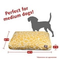 thumbnail image 3 of Majestic Pet | Fusion Shredded Memory Foam Rectangle Pet Bed For Dogs, Removable Cover, Yellow, Medium, 3 of 6