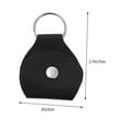 thumbnail image 3 of 5pcs PU Leather Guitar Picks Case Guitar Picks Holder Portable Guitar Pick Case with Key Ring, 3 of 9