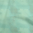 thumbnail image 1 of oneOone Georgette Viscose Mint Green Fabric Ikat Fabric For Sewing Printed Craft Fabric By The Yard 42 Inch Wide, 1 of 1