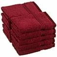 thumbnail image 1 of Superior Egyptian Cotton 10-Piece Face Towel Set  Burgundy, 1 of 1