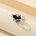thumbnail image 4 of Anillo HUOGUO, moderno, abierto, hueco, Love Alloy, para mujer, 4 of 5