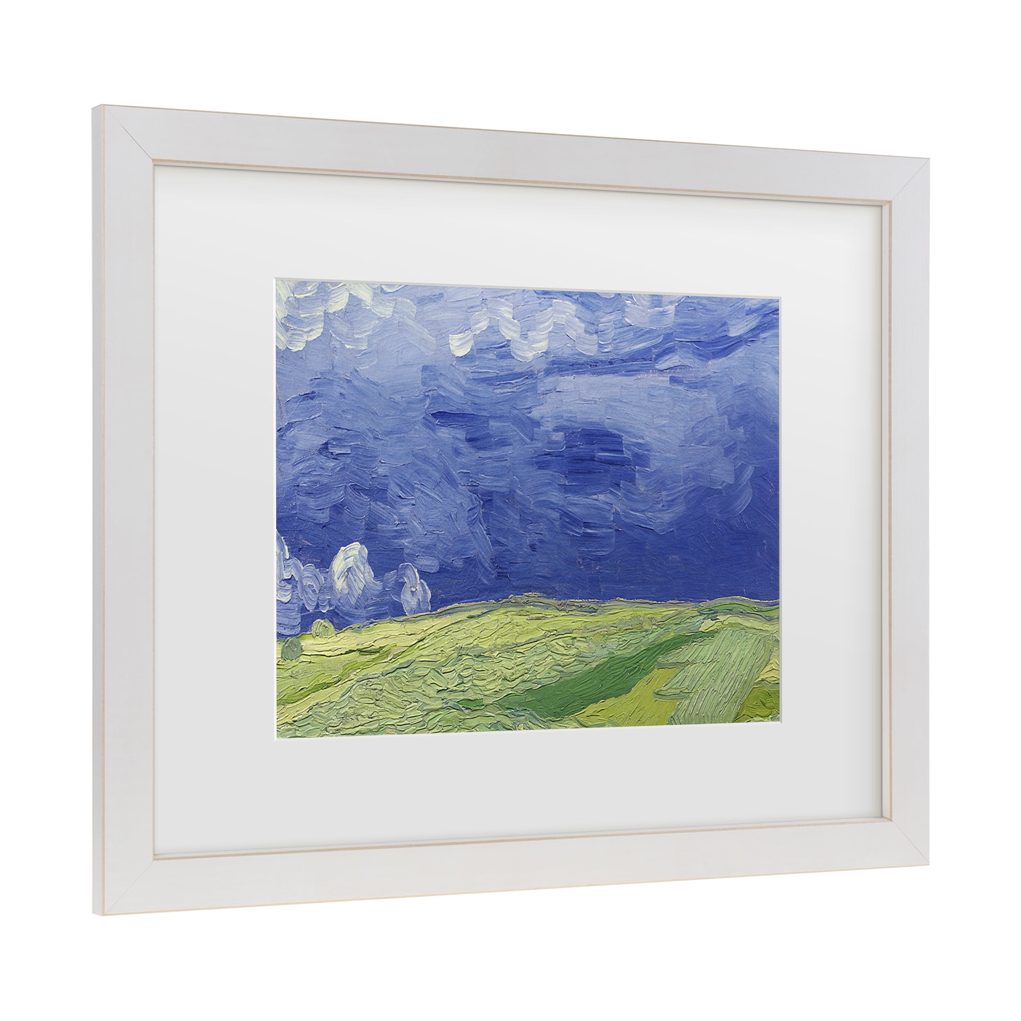 Trademark Fine Art 'Wheatfields under Thundercloud' Canvas Art by Vincent Van Gogh