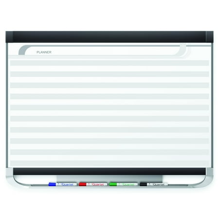 Quartet Prestige 2 Magnetic DuraMax Porcelain Planning System, 4' x 3' Board with Horizontal Lines
