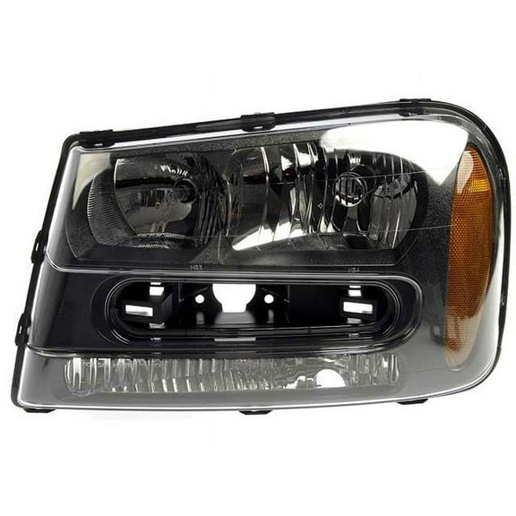 Left Headlight Assembly - Compatible with 2002 - 2009 Chevy Trailblazer 2003 2004 2005 2006 2007 2008