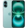 thumbnail image 1 of Pre-Owned T-Mobile Apple iPhone 16 Plus A3082 Cell Phone 128GB 8GB RAM Teal, 1 of 1