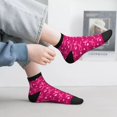 thumbnail image 2 of Pofeuu Breast Cancer Awareness6 Print 30cm Socks, Adult Running Hiking Socks for Youth and Adult, 2 of 7