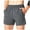 Dark Gray, variant on asjyhkr Mens Running Shorts 5 Inch Inseam Elastic Waist Quick Drying Athletic Gym Stretch Shorts with Pockets Activewear
