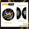 thumbnail image 2 of MAGICYOYO Professional Yoyo N11,  Dual Purpose Yoyo for Kids and Advanced (Black with Golden), 2 of 5
