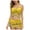 Yellow, variant on Women Sequin Crop Top Belly Dance Costume,Glitter Bra Tops for Club Party Blue, One Size