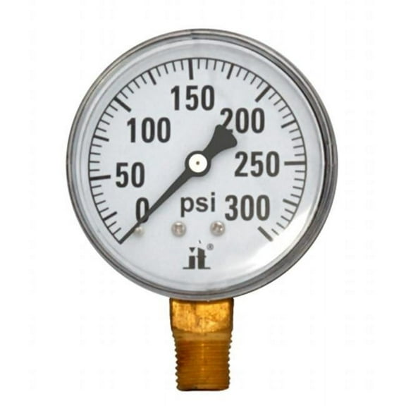 Zenport DPG300 0-300 Psi Dry Air Pressure Gauge