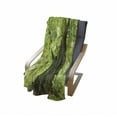 thumbnail image 4 of Forest Soft Flannel Fleece Blanket, Old Big Majestic Tree Environment Countryside Eco Solidarity National Park Scenery, Cozy Plush for Indoor and Outdoor Use, 50" x 70", Green Brown, by Ambesonne, 4 of 6