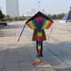 thumbnail image 2 of Cometa triangular grande, fácil de volar, cometa de vuelo colorida para niños y niñas (hilo de 100 m) Hugtrwg  libre de BPA, 2 of 8