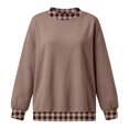 thumbnail image 6 of Oversized Sweatshirts for Women Crewneck 2026 Fall Outfits Long Sleeve Pullover Sweatshirt, Soft Loose Basic Tops Rose Gold Xl Byhontri, 6 of 6