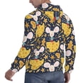 thumbnail image 6 of Lsque Mouse Cheese Pattern Casual Men's Hoodie,Hooded Sweatshirt with Kangaroo Pocket,Pullover Hoodie-X-Large, 6 of 7