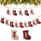 thumbnail image 1 of Bewildely Banderas navideñas Decoraciones colgantes Decoraciones festivas con iluminación colorida Fácil de colocar Kits de decoración para fiestas, 1 of 6