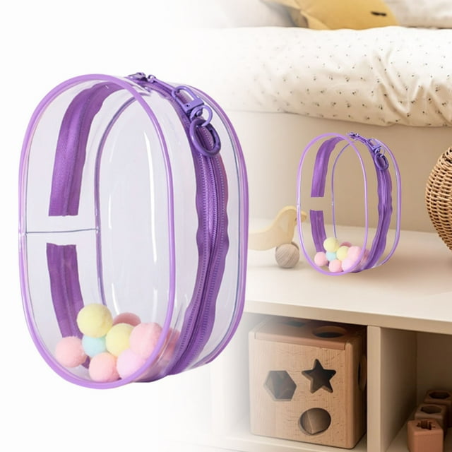 WHEANG Suitable For 7 "dolls Protective Case Large Display Bag With Keychain Carrying Case Keychain Charms For Collectibles