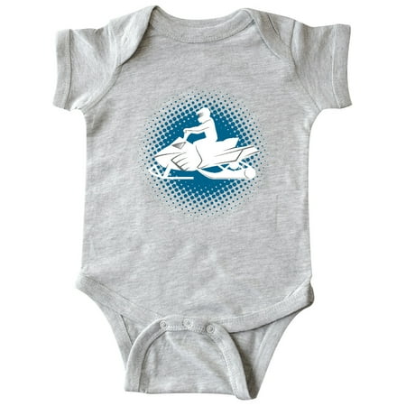 

Inktastic Snowmobile Winter Extreme Sports Gift Baby Boy Bodysuit