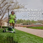 Greenworks 82V 21 Self-Propelled Lawn Mower, 8.0Ah Battery + Dual Port Charger