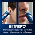 thumbnail image 6 of Barbasol Nose Hair Trimmer for Men and Women, Electric Ear & Nose Hair Trimmer with Built-In LED Light, Wet & Dry Grooming, Non-Slip Grip, 6 of 17