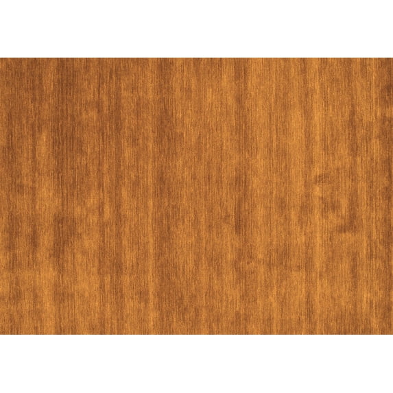 Ahgly Company Indoor Rectangle Abstract Orange Contemporary Area Rugs, 8' x 12'